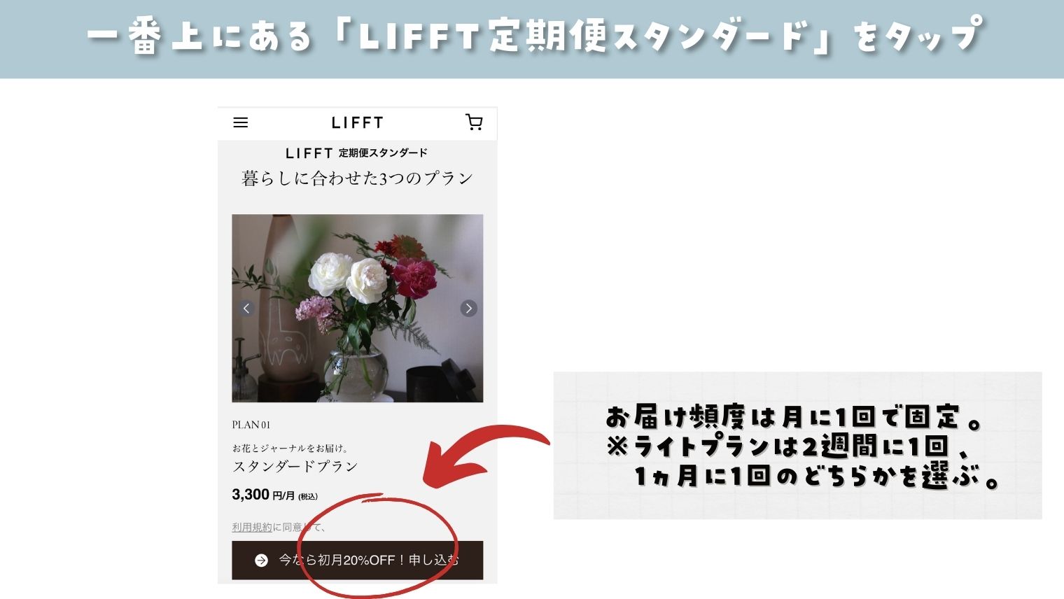 LIFFT定期便スタンダード_注文方法